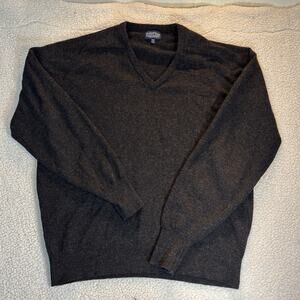 Lands End Vintage Lambswool XLT Sweater Made In England